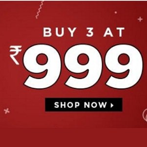 Jabong Offer - Buy 3 At Rs 999/- 1 ShoppingMantraS.com-sharing-loot-offer-on-Jabong.-Grab-this-loot-deal-as-soon-as-possible.-In-this-Jabong-Offer-Buy-3-at-Rs-999-only