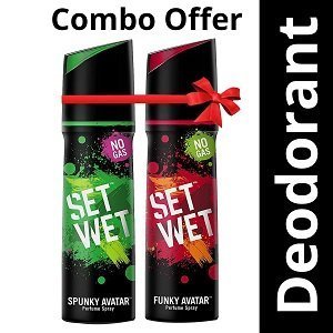 ShoppingMantraS.com sharing Best Deal on Set Wet Perfume, 120ml (Spunky and Funky Avatar, Pack of 2). checkout now and buy at best price in India.