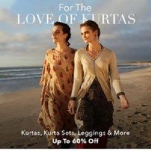 Women’s Kurta Fest on Myntra – Get Upto 70% Off on Kurtas, Kurta Sets and more