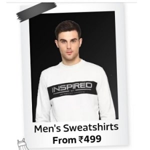 Men's Sweatshirt From Rs.499 - Flipkart - Shoppingmantras.com-images