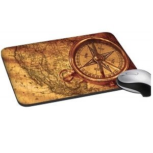 PAPER PLANE DESIGN Khirki Anti Skid Mouse Pads for Desktop and Laptop