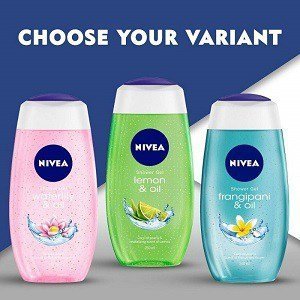 Discount Offer on Nivea Waterlily and Oil Shower Gel, 250ml (Pack of 3)