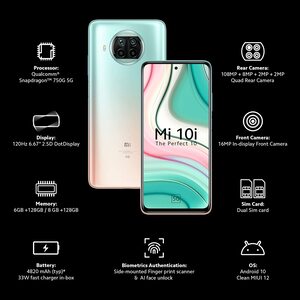 Mi 10i 5G - (6GB RAM, 128GB - 8GB RAM, 128GB) in India