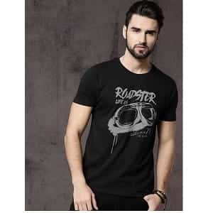 Roadster Men's T-Shirts Upto 80% Starts from Rs.187