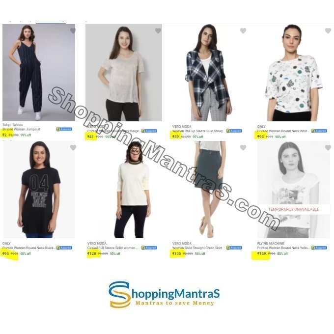 Minimum 99% Off on Top Brand Womens Clothing – Limited Time Offer