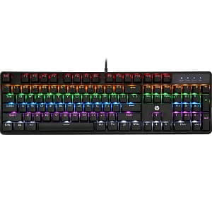 HP GK320 Wired Full Size RGB Backlight Mechanical Gaming Keyboard-4QN01AA