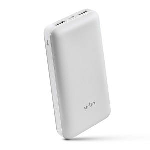 URBN 20000mAh Li-Polymer Compact Type-C Power Bank with 12W Fast Charge, Type C & Micro Input