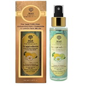 Khadi Essentials Luxurious Ayurvedic Vitamin C Face Toner with Chamomile for Nourishing Oily Face, Skin Glow & Acne Reduction, 100 ml No Alcohol