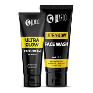 Offer on Beardo Ultraglow Face Cream & Ultraglow Facewash Combo