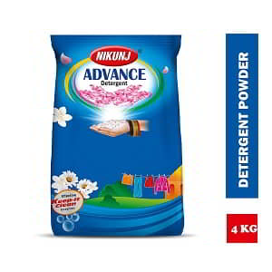 Nikunj Advance Detergent Powder White 4000 gram - Grab Fast