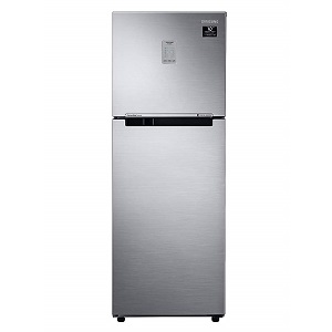 Samsung 253L 3 Star Inverter Frost Free Double Door Refrigerator RT28T3743S8/HL, Elegant Inox, Convertible