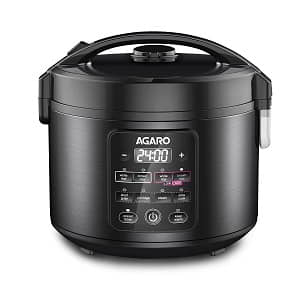 AGARO Regal Electric Rice Cooker 3 Liters Ceramic Inner Bowl with SS Steamer