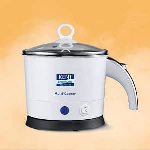 KENT Smart Multi Cooker cum Kettle1.2 Liter 800W Electric cooker with Steamer & boiler