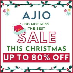AJIO Christmas Day Sale Up to 80% Discount [ Grab Fast NOW ]