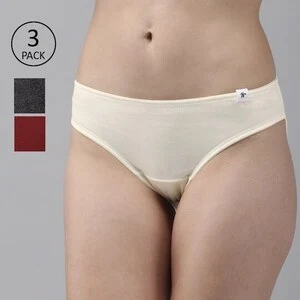 Roadster Women Pack of 3 Solid Bikini Briefs