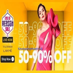 Myntra Womens Fashion Offers Upto 90% Off – Limited Time Offer