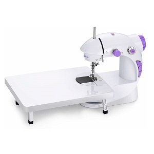 HNESS Multi Electric Mini 4 in 1 Desktop Functional Household Sewing Machine (Sewing Machine with Stand)
