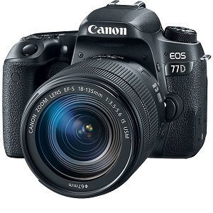 Canon EOS 77D (EF-S 18-135mm f/3.5-f/5.6 IS USM Kit Lens) Digital SLR Camera