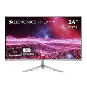 Zebronics ZEB-A27FHD Slim Gaming LED Monitor with 68.5cm 27inch Wide Screen Full HD 1920x1080 165Hz Refresh Rate